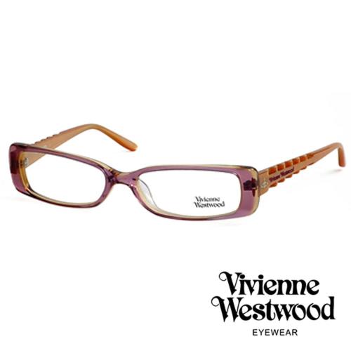 Vivienne Westwood 光學鏡框★骨棒龐克造型★英倫龐克風/平光鏡框(粉晶紫) VW175E01