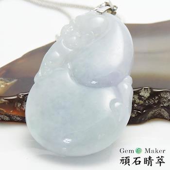 【GemMaker頑石睛萃】福祿猴天然A貨翡翠03