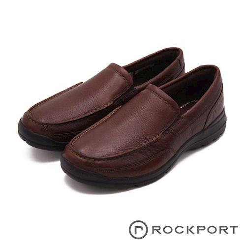 Rockport 防潑水系列 都會雅仕輕量休閒 男鞋-深咖(另有黑)