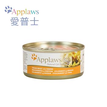 APPLAWS 愛普士 全天然貓罐/成貓配方(雞胸肉/南瓜)156g / 24罐