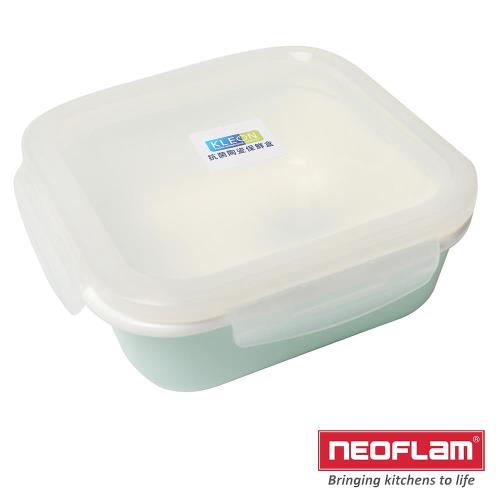 正方型陶瓷保鮮盒-淡綠色(300ml)