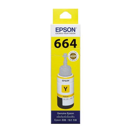 EPSON T664原廠盒裝墨水匣 T6644黃