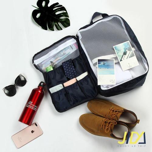 【韓版】時尚輕旅行全方位可後背式行李袋/拉桿收納包
