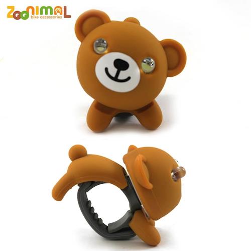 【ZOONIMAL】STORY 動物自行車燈用LED白光前燈-Kuma酷馬熊/棕熊