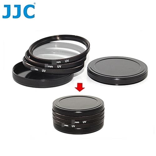 JJC濾鏡收納盒SC-55I(金屬製)適55mm濾鏡盒55mm保護鏡盒MCUV濾鏡保護盒MC-UV濾鏡儲存盒濾鏡保存盒