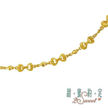 【甜蜜約定】純金手鍊-約重2.18錢(HC-S1632)