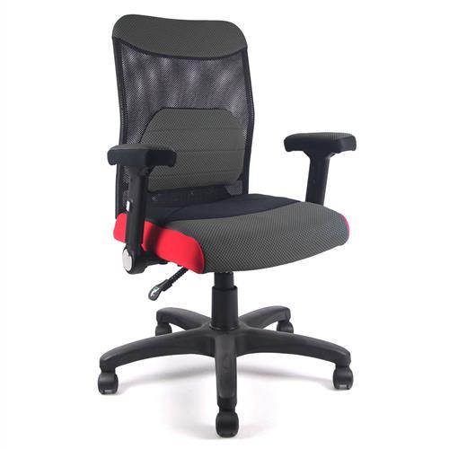 DR. AIR 人體工學氣墊辦公網椅(辦公椅、電腦椅)-黑