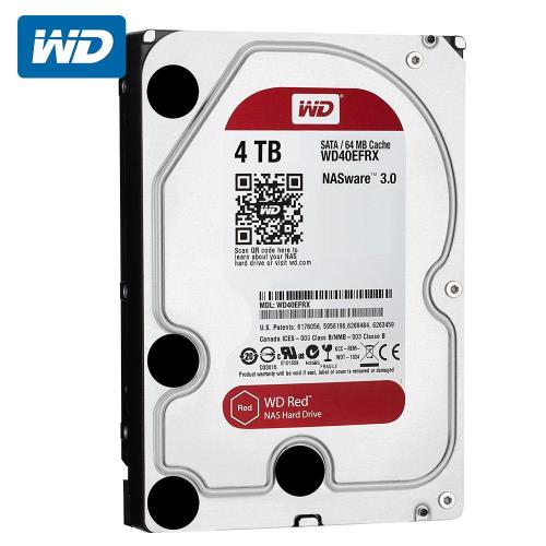 WD 威騰 WD40EFRX 紅標 4TB 3.5吋NAS硬碟(NASware3.0) 