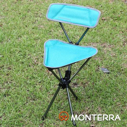 Monterra 輕量鞍型折疊椅(背靠式)Saddle Backrest / 城市綠洲 (摺疊、折疊、露營桌椅、韓國品牌)