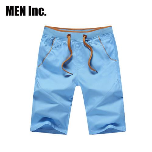  Men Inc.「陽光型男」韓星休閒短褲 (淺藍色) 