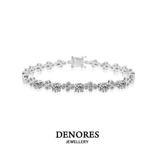 笛諾斯絢爛星空GIA30分D鑽手鍊