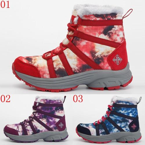 (預購)HOTPOTATO戶外特工冬季雪地靴高幫登山鞋女加絨保暖防滑徒步鞋45008