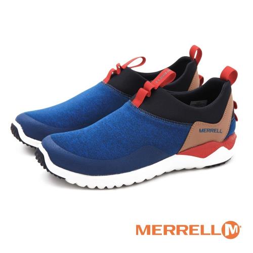 MERRELL 1SIX8 MOC 輕量休閒運動 男鞋-撞色藍