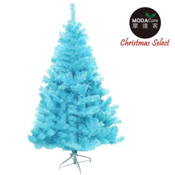 【摩達客】台灣製 8呎/8尺(240cm)豪華版冰藍色聖誕樹裸樹 (不含飾品不含燈)