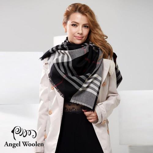 Angel Woolen 浪漫英倫極緻羔羊毛披肩 圍巾(共兩色)