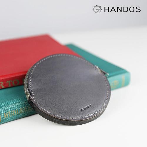 HANDOS - 復古質樸感圓形零錢包-B