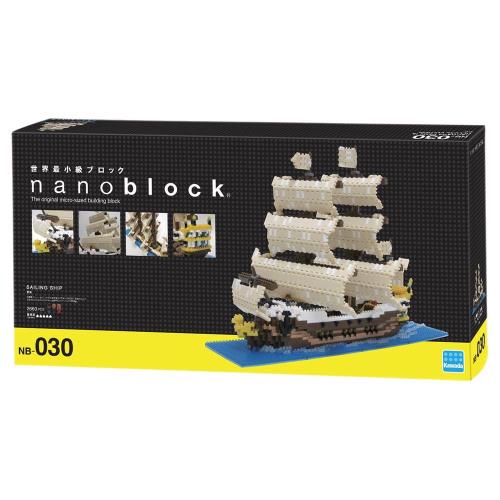 【 Nano Block 迷你積木 】NB-030 帆船