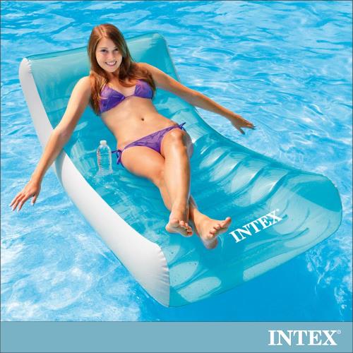 【INTEX】藍海戶外充氣躺椅/漂流躺椅(58856)-重複上架