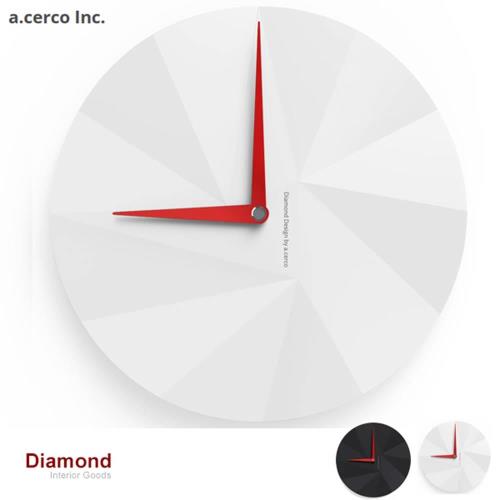 【a.cerco】 DIAMOND 鑽石風格時鐘 (兩色可選)
