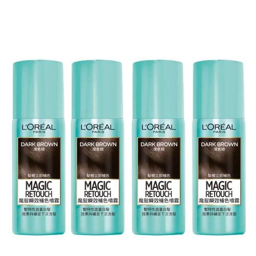 LOREAL Paris 巴黎萊雅 魔髮 瞬效補色噴霧_75mlX4入組
