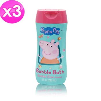Peppa Pig卡通泡泡浴8oz/236ml x3瓶