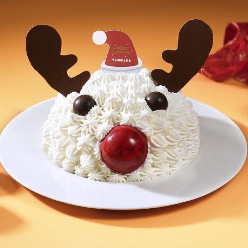 【亞尼克】 聖誕限定-紅鼻鹿鹿6吋蛋糕+糖霜餅乾四入