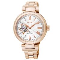 SEIKO精工LUKIA美好星時代機械女錶玫塊金34mm4R38-01L0GSSA816J1