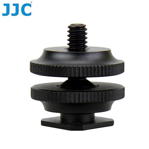 JJC通用熱靴轉換1/4螺絲座MSA-11(將ISO標準通用熱靴座轉換成1/4公螺絲,這樣子就可以外接附有1/4母螺牙的產品,例如: 相機機身.)