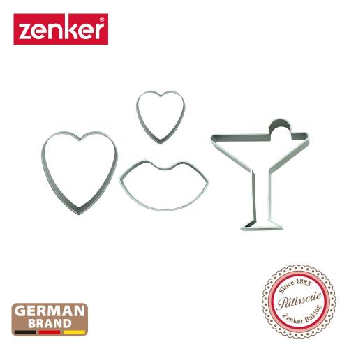 任-德國Zenker 戀愛系列餅乾模四件組