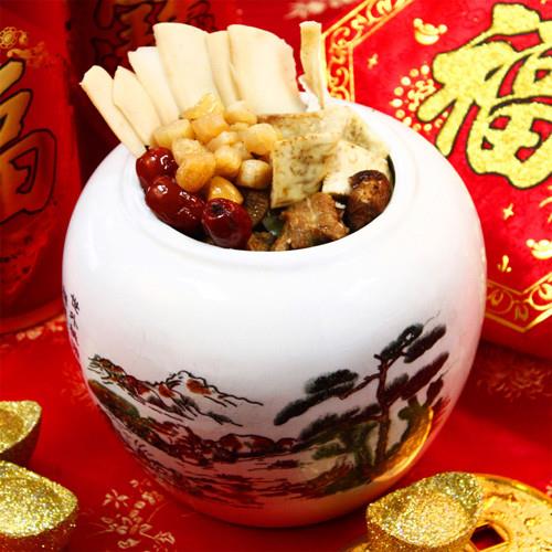 預購【快樂大廚】蘋果評比套餐第三(開運佛跳牆+紅燒獅子頭+極品花雕雞)- (02/05~02/12到貨)