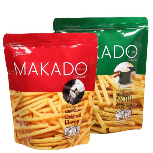MAKADO 麥卡多薯條24入-(鹽味12入+海苔味12入)