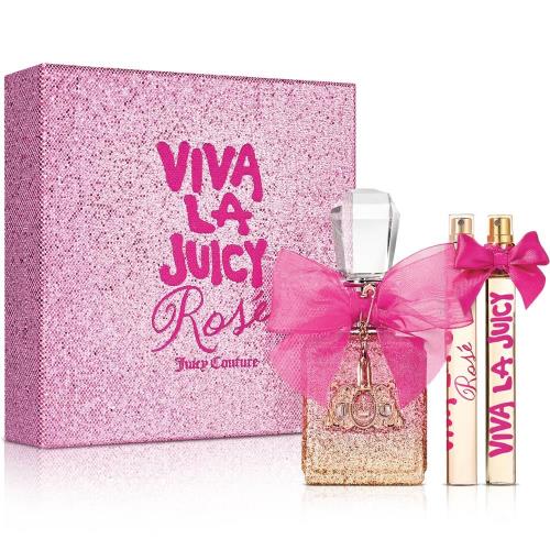 Juicy Couture Viva La Juicy Rose 香氛禮盒(淡香精50ml+10ml+蝴蝶結淡香精10ml)