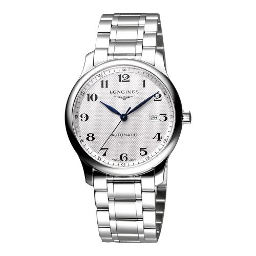 LONGINESMaster巨擘系列機械腕錶-銀42mmL28934786