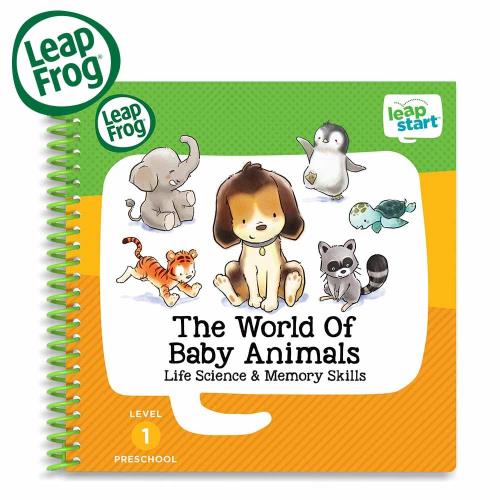 美國【LeapFrog 跳跳蛙】LeapStart 全英行動學習書籍 幼兒9-寶貝動物世界