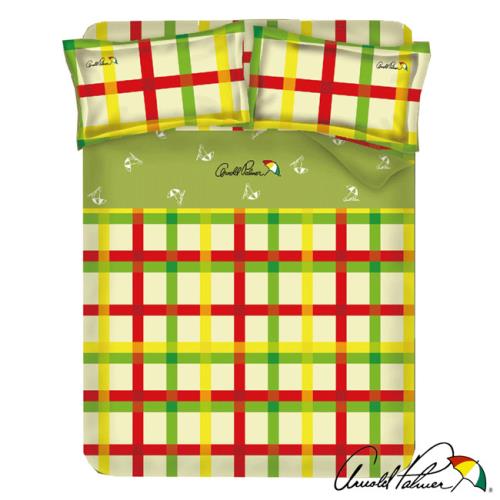 Arnold Palmer雨傘牌  田園交響曲-40紗精梳純棉床包被套雙人四件組