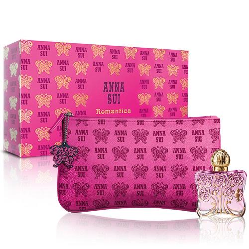 Anna Sui 安娜蘇 安娜花園蝴蝶禮盒(淡香水30ml+化妝包)-送品牌紙袋