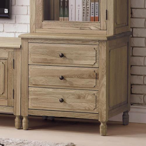 Bernice-諾伊2尺白橡全實木三抽櫃