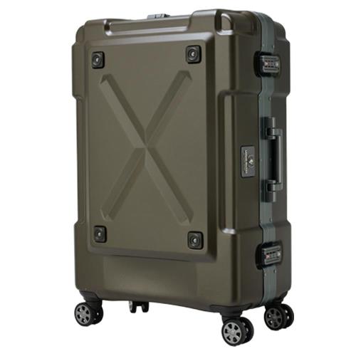 日本 LEGEND WALKER 6302-69-28吋 鋁框密碼鎖輕量行李箱 消光棕
