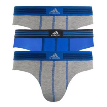Adidas 男時尚灰藍色三角內著混搭3件組(預購)