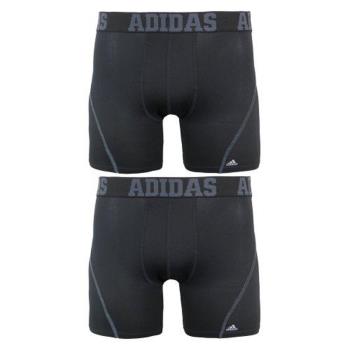 Adidas 男時尚Climacool黑色四角修飾內著2件組(預購)