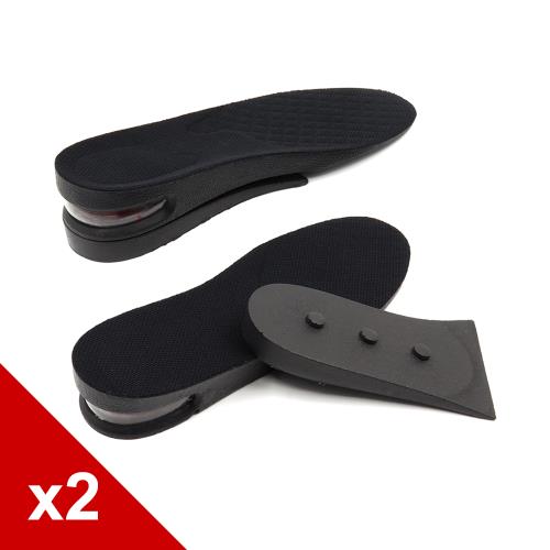 糊塗鞋匠 優質鞋材 B25 WD04雙層氣墊增高墊5cm (2雙)