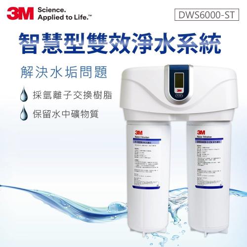 3M 廚下智慧型雙效淨水系統 DWS6000-ST(原廠安裝)