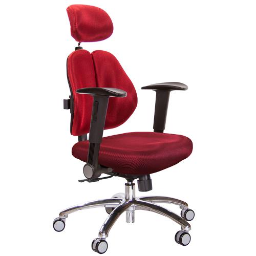 GXG 高背涼感綿 雙背椅 (鋁腳/摺疊升降扶手)  TW-2995 LUA1