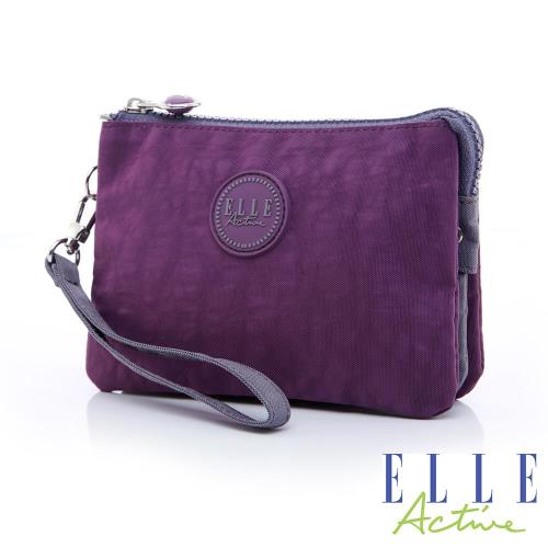 ELLE Active 城市微旅行-零錢包-紫色