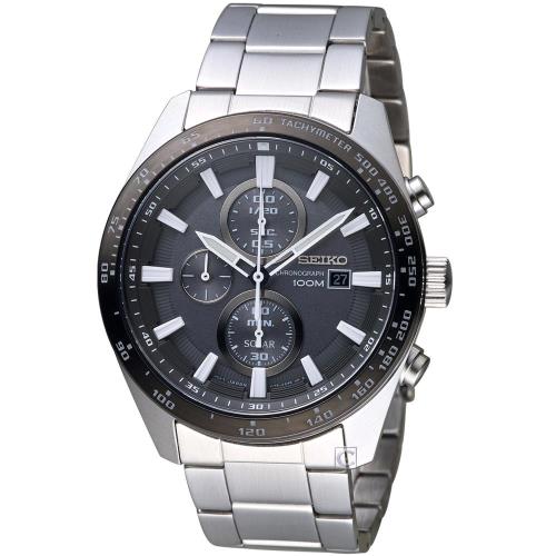 SEIKO Criteria勁速計時腕錶 V176-0AV0G SSC651P1