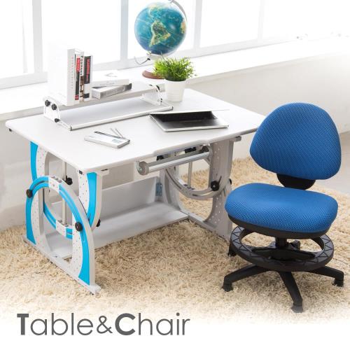 【時尚屋】[2X6]史帝夫兒童伸縮成長書桌椅組G-115A+411S可選色/免運費/台灣製/兒童書桌