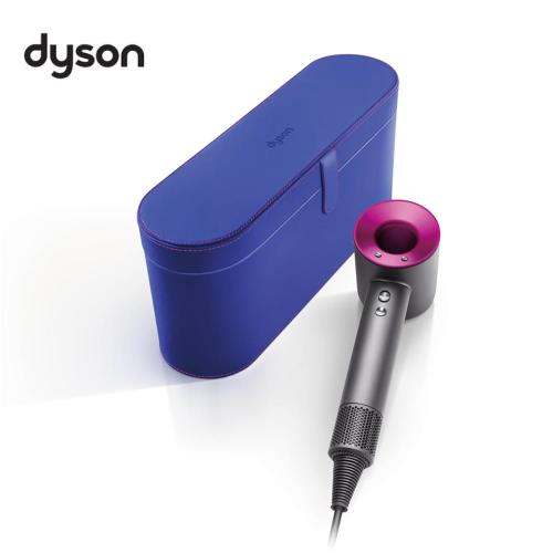 dyson戴森 HD01桃紅色吹風機+藍色皮盒款