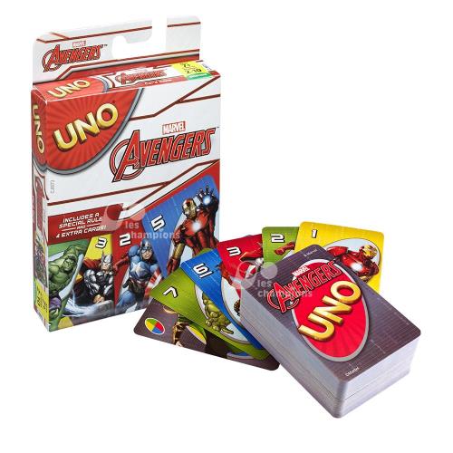 【Mattel桌遊】UNO 遊戲卡 復仇者聯盟