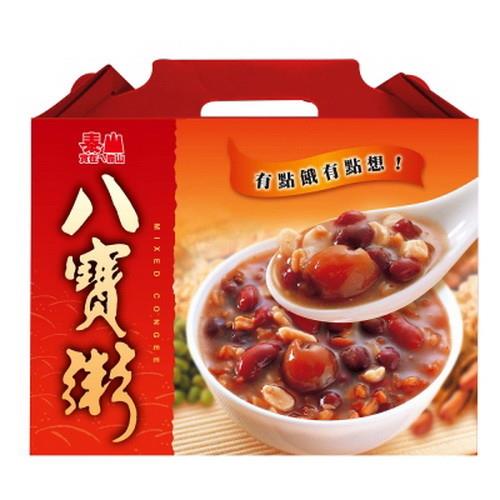泰山 八寶粥(375g x12入)x2禮盒+紫米薏仁(255g x12入)x2禮盒