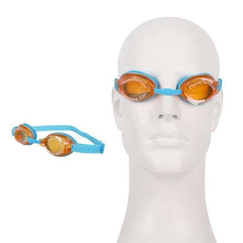 SPEEDO JET男女童泳鏡-游泳 戲水 蛙鏡 抗UV 防霧鏡片 藍橘